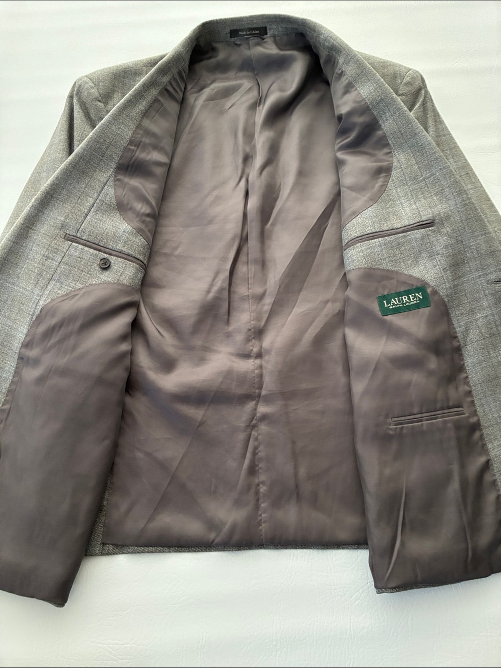 Ralph Lauren Gray Plaid Sport Coat